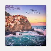 Lebhaftes Cinque Terre Sunset Magnet (Vorne)