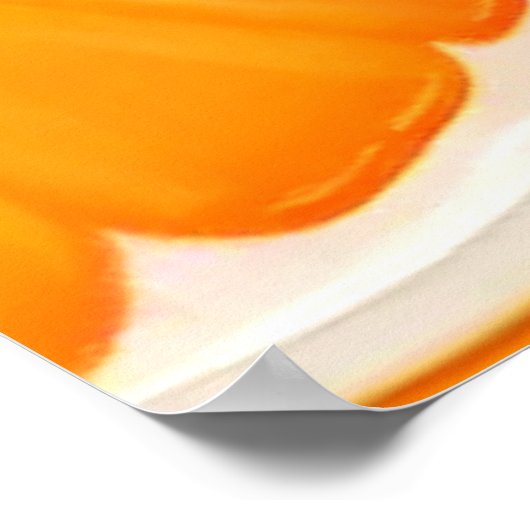 Lebhaftes Citrus-Gemälde Poster (Ecke)