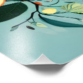Lebhaftes Citrus Paradise Fotodruck (Ecke)
