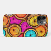Lebhaftes Coconut Slice Abstract Design Case-Mate iPhone Hülle (Rückseite (Horizontal))