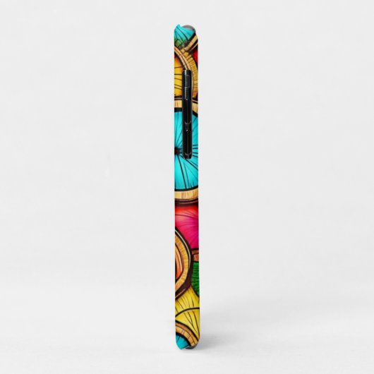 Lebhaftes Coconut Slice Abstract Design Case-Mate iPhone Hülle (Hinten/Links)