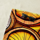 Lebhaftes Coconut Slice Abstract Design Strandtuch (Beispiel)