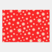 Lebhaftes Daisy Wrapping Paper Sheet Set Geschenkpapier Set (Vorderseite)