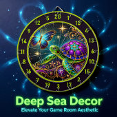 Lebhaftes Dekor der Turtle Butterfly Lodge Dartscheibe