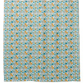 Lebhaftes Design der Spectrum-Dusche Duschvorhang (Vorderseite)