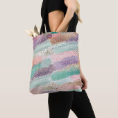 Lebhaftes Diagonal-Pinselmuster (2) Tasche (Von Nahem)