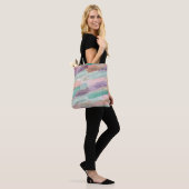 Lebhaftes Diagonal-Pinselmuster (2) Tasche (Am Model)