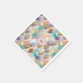 Lebhaftes Diagonal-Pinselmuster Serviette (Ecke)