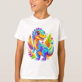 Lebhaftes Dinosaurier Jungle Adventure T-Shirt