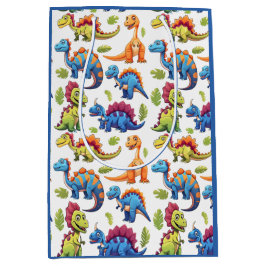 Lebhaftes Dinosaurier-Themed Party Dino-Mite Mittlere Geschenktüte