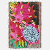Lebhaftes Dragon Fruit Beauty Design Decke (Vorderseite Vertikal)