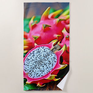 Lebhaftes Dragon Fruit Beauty Design Strandtuch