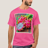 Lebhaftes Dragon Fruit Beauty Design T-Shirt (Vorderseite)