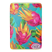Lebhaftes Dragoon Fruit Pattern Badematte (Vorderseite Vertikal)
