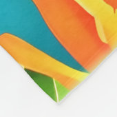 Lebhaftes Dragoon Fruit Pattern Fleecedecke (Ecke)