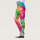 Lebhaftes Dragoon Fruit Pattern Leggings (Links)