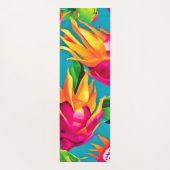 Lebhaftes Dragoon Fruit Pattern Yogamatte (Rückseite)