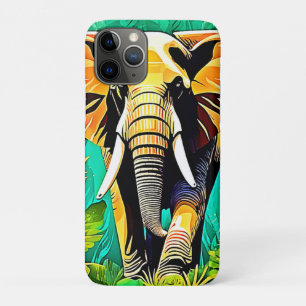 Lebhaftes Dschungel Elephant Scene Design Case-Mate iPhone Hülle