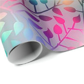 Lebhaftes dunkles Hintergrundbild farbenfrohe Blät Geschenkpapier (Rolleneckpunkt)