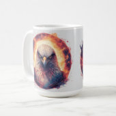 Lebhaftes Eagle Artwork Kaffeetasse (Vorderseite Links)