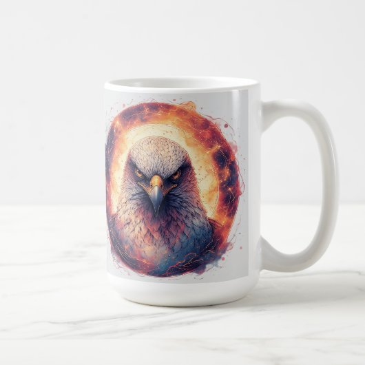 Lebhaftes Eagle Artwork Kaffeetasse (Rechts)