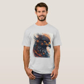 Lebhaftes Eagle Artwork T-Shirt (Vorne ganz)