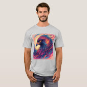 Lebhaftes Eagle Artwork T-Shirt (Vorne ganz)