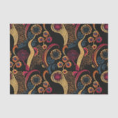 Lebhaftes, elegantes afrikanisches Muster in reich Seidenpapier (Vorderseite)