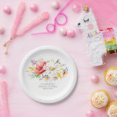 Lebhaftes elegantes Summer Wildblumen Garden Party Pappteller (Party)