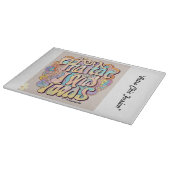 "Lebhaftes Erbe" Schneidebrett (Ecke)