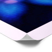 Lebhaftes Ethereal Bloom Artwork Poster (Ecke)