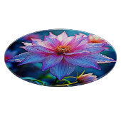 Lebhaftes Ethereal Bloom Artwork Schneidebrett (Ecke)