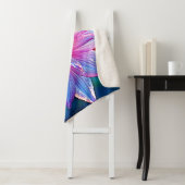 Lebhaftes Ethereal Bloom Artwork Sherpadecke (Beispiel)