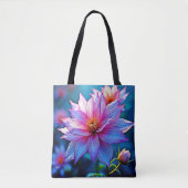 Lebhaftes Ethereal Bloom Artwork Tasche (Vorderseite)