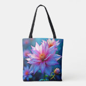 Lebhaftes Ethereal Bloom Artwork Tasche (Rückseite)