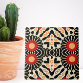 Lebhaftes ethnisch arabisches Bohemisches Mosaikmu Fliese