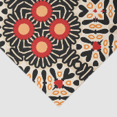 Lebhaftes ethnisches Arabesque Bohemisches Mosaikd Seidenpapier (Ausschnitt)