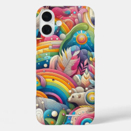 Lebhaftes Farbdesign iPhone 16 Plus Hülle