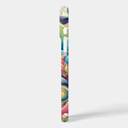 Lebhaftes Farbdesign Case-Mate iPhone Hülle (Rückseite / Links)