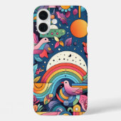 Lebhaftes Farbdesign Case-Mate iPhone Hülle (Rückseite)