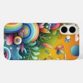 Lebhaftes Farbdesign Case-Mate iPhone Hülle (Rückseite (Horizontal))