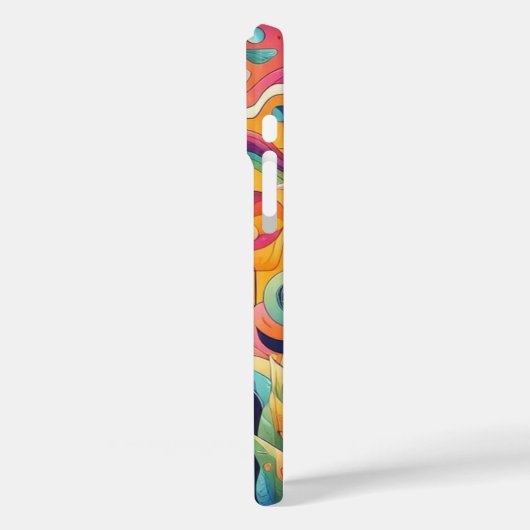 Lebhaftes Farbdesign Case-Mate iPhone Hülle (Rückseite / Links)