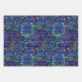 Lebhaftes, farbenfrohes Mosaikflippchen Geschenkpapier Set (Vorderseite 3)