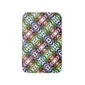 Lebhaftes, farbenfrohes Muster Badematte (Vorderseite Vertikal)