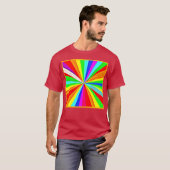 Lebhaftes, farbenfrohes Muster T-Shirt (Vorne ganz)