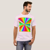Lebhaftes, farbenfrohes Muster T-Shirt (Vorne ganz)