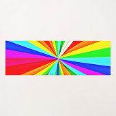 Lebhaftes, farbenfrohes Muster Yogamatte (Vorderseite (Horizontal))