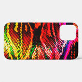 Lebhaftes, farbenfrohes Musterdesign aus abstrakte Case-Mate iPhone Hülle (Rückseite (Horizontal))