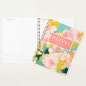 Lebhaftes, farbenprächtiges, abstraktes, malerisch planer (Anzeige)