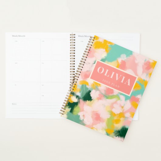 Lebhaftes, farbenprächtiges, abstraktes, malerisch planer (Anzeige)